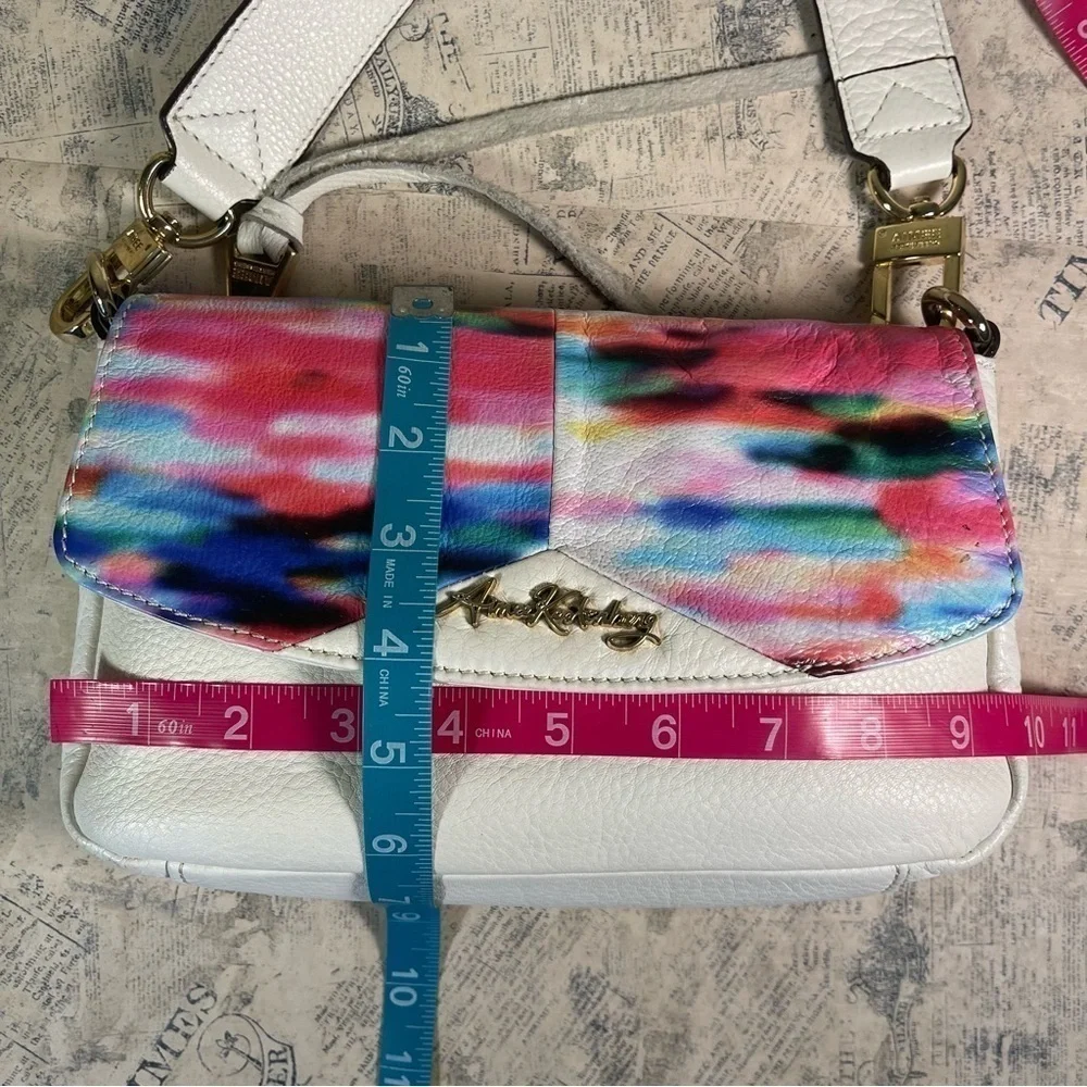 Aimee Kestenberg BILLY Watercolor Leather Convertible Crossbody Clutch Bag